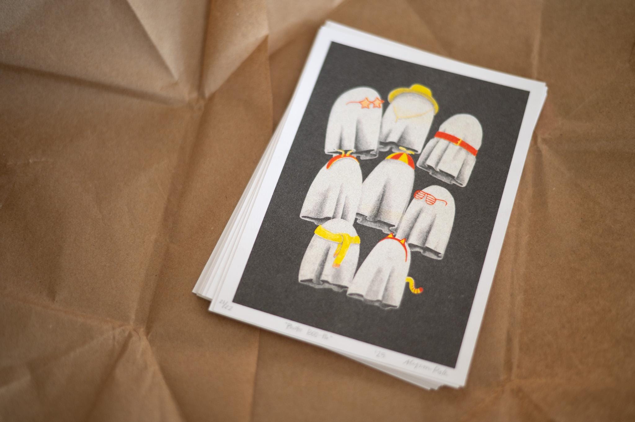 Photo BOO-th • Riso Print • 5x7