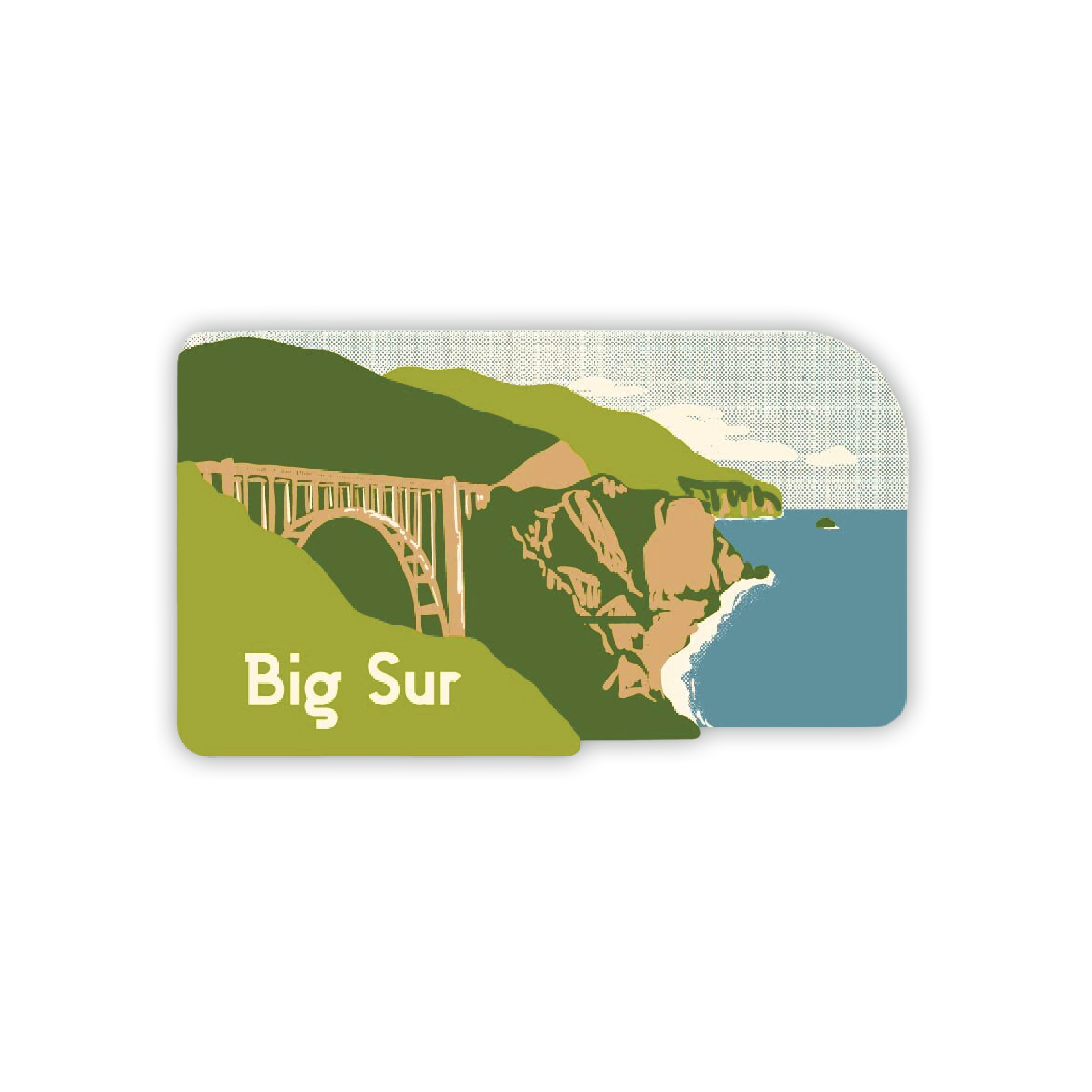 Big Sur • Vintage Style Sticker