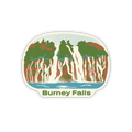 Burney Falls • Vintage Style Sticker