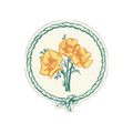 Poppies • Vintage Style Sticker