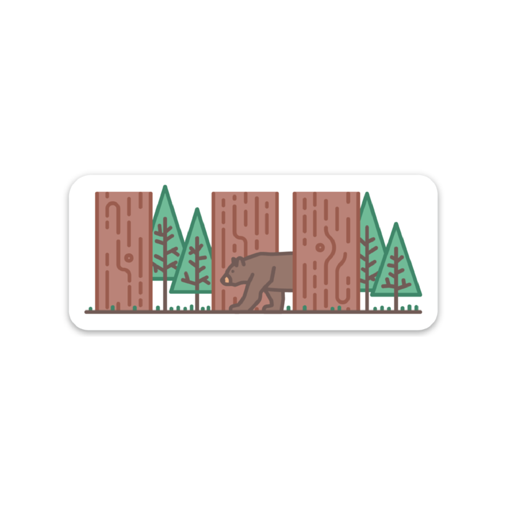 Redwoods Bear • Sticker