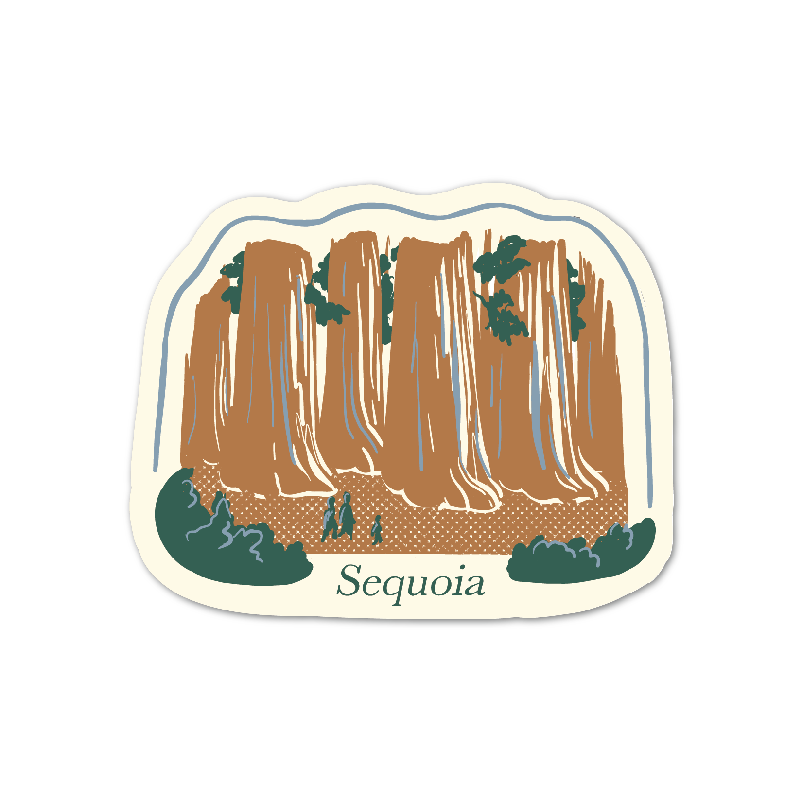 Sequoia • Vintage Style Sticker