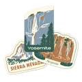 Sierra Nevada Pack • Vintage Style Stickers