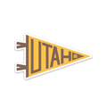 Mini Utah Pennant • Sticker