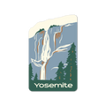 Yosemite Falls • Vintage Style Sticker