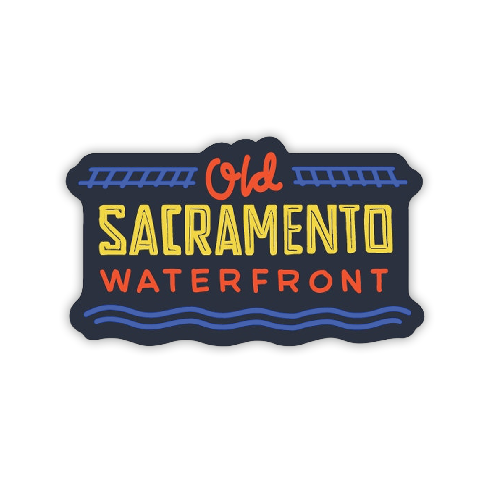 Old Sacramento • Vintage Style Sticker